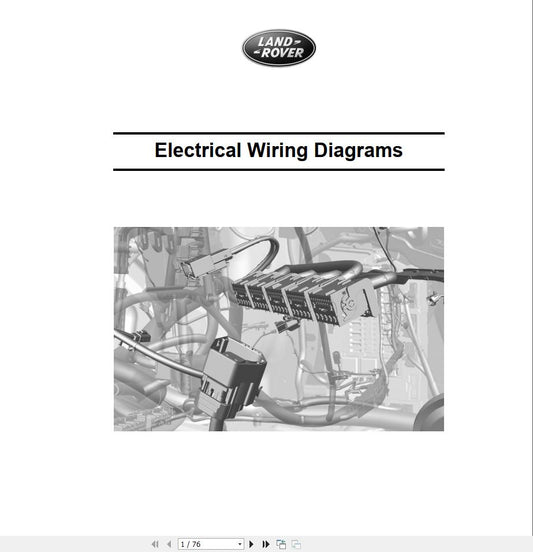 Landrover Ranger Rover 2002-2018 Wiring Diagram Full DVD