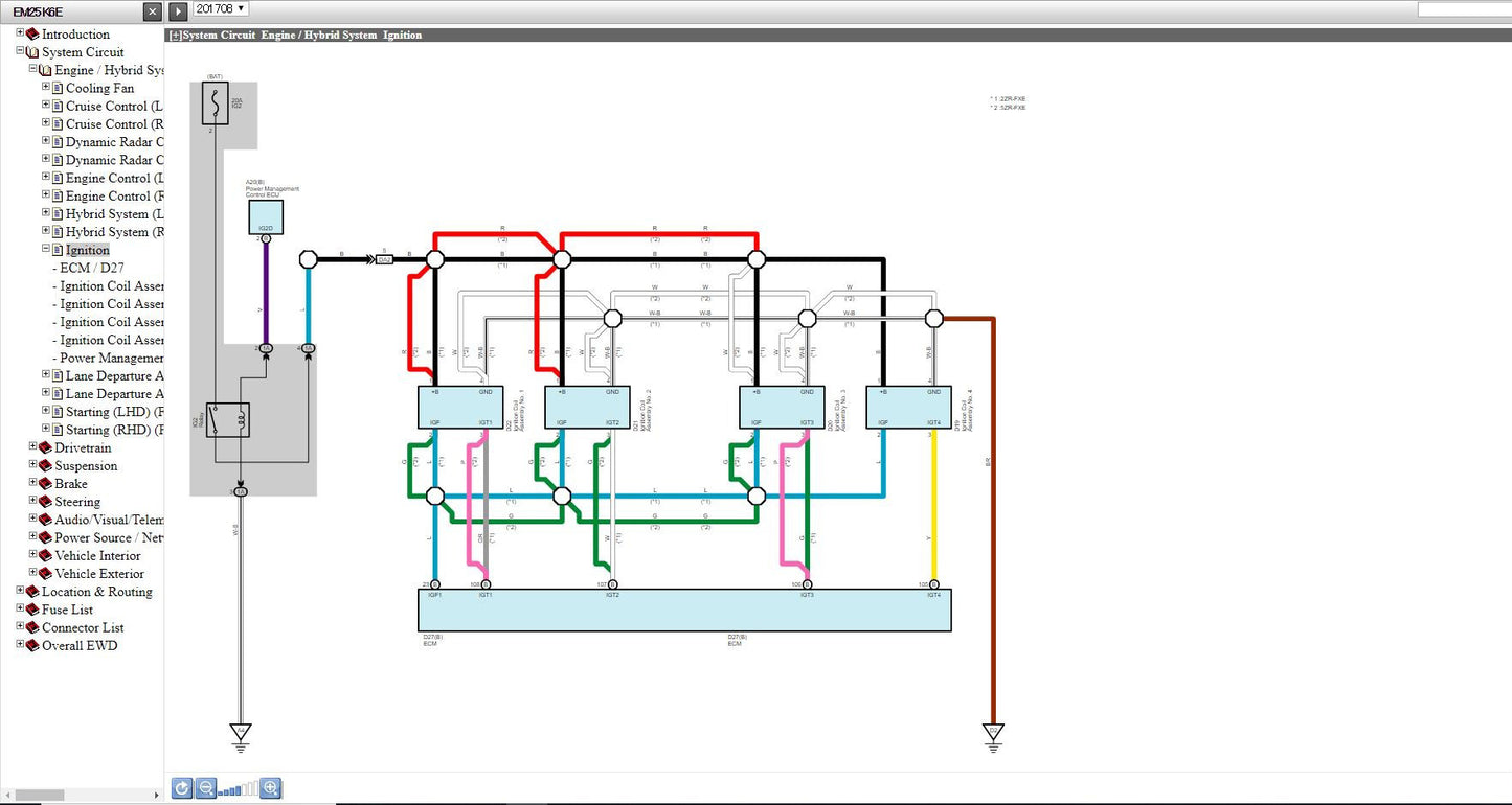 Lexus EWD English Electrical Wiring Diagram 2019 Online