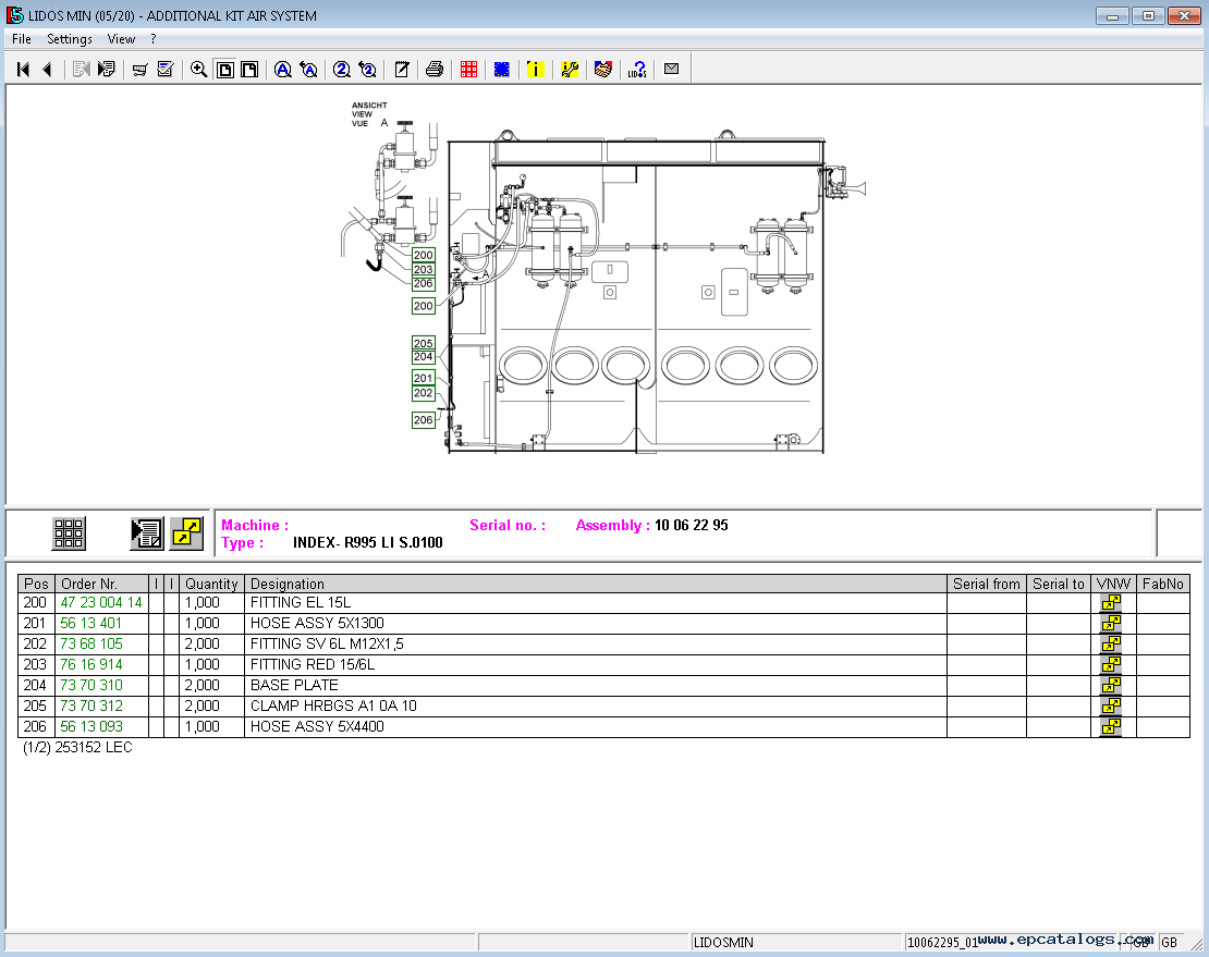 Liebherr Lidos Parts Service Manuals for Mining Trucks Excavators 2021