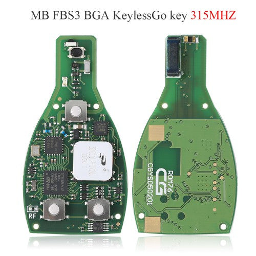 MB FBS3 BGA KeylessGo Key One-key Start 315Mhz, 433Mhz Free Shipping