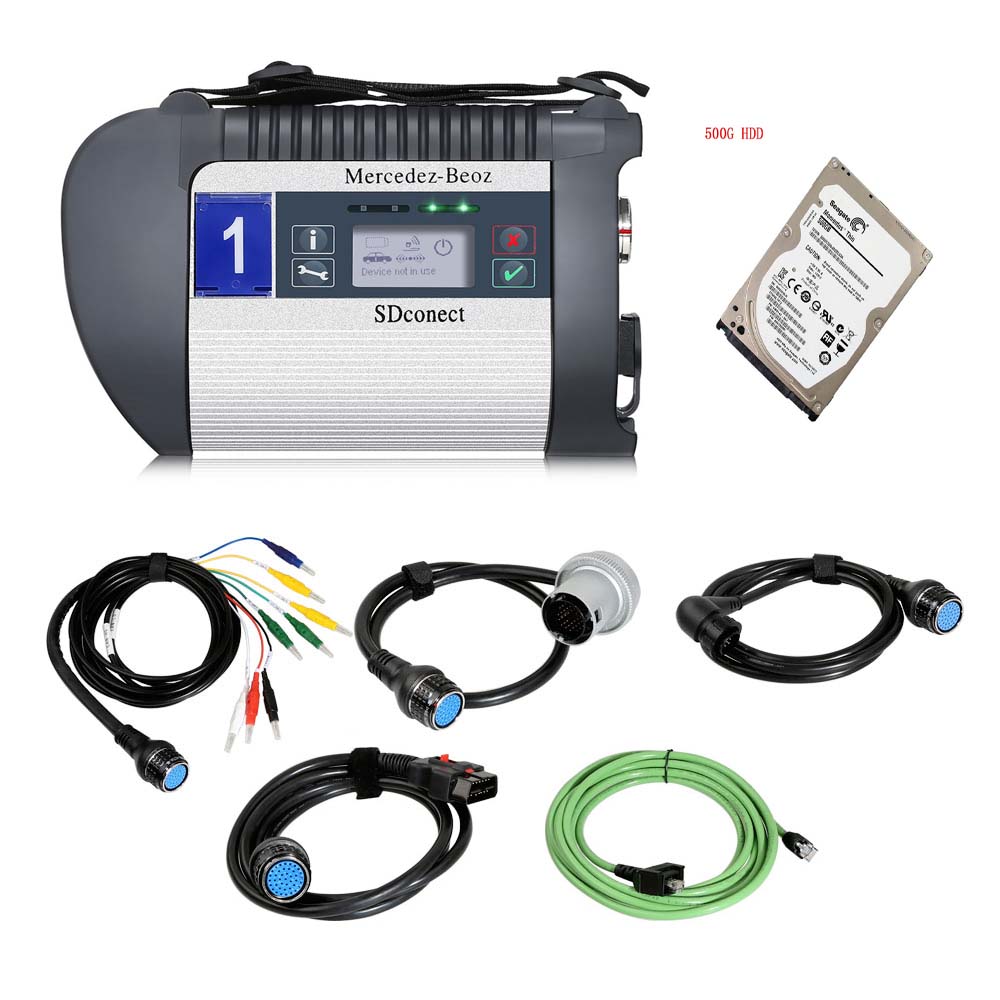 V2025 MB SD Connect C4 PLUS Star Diagnosis Support DOIP with Vediamo and DTS Engineering Software for Cars and Trucks