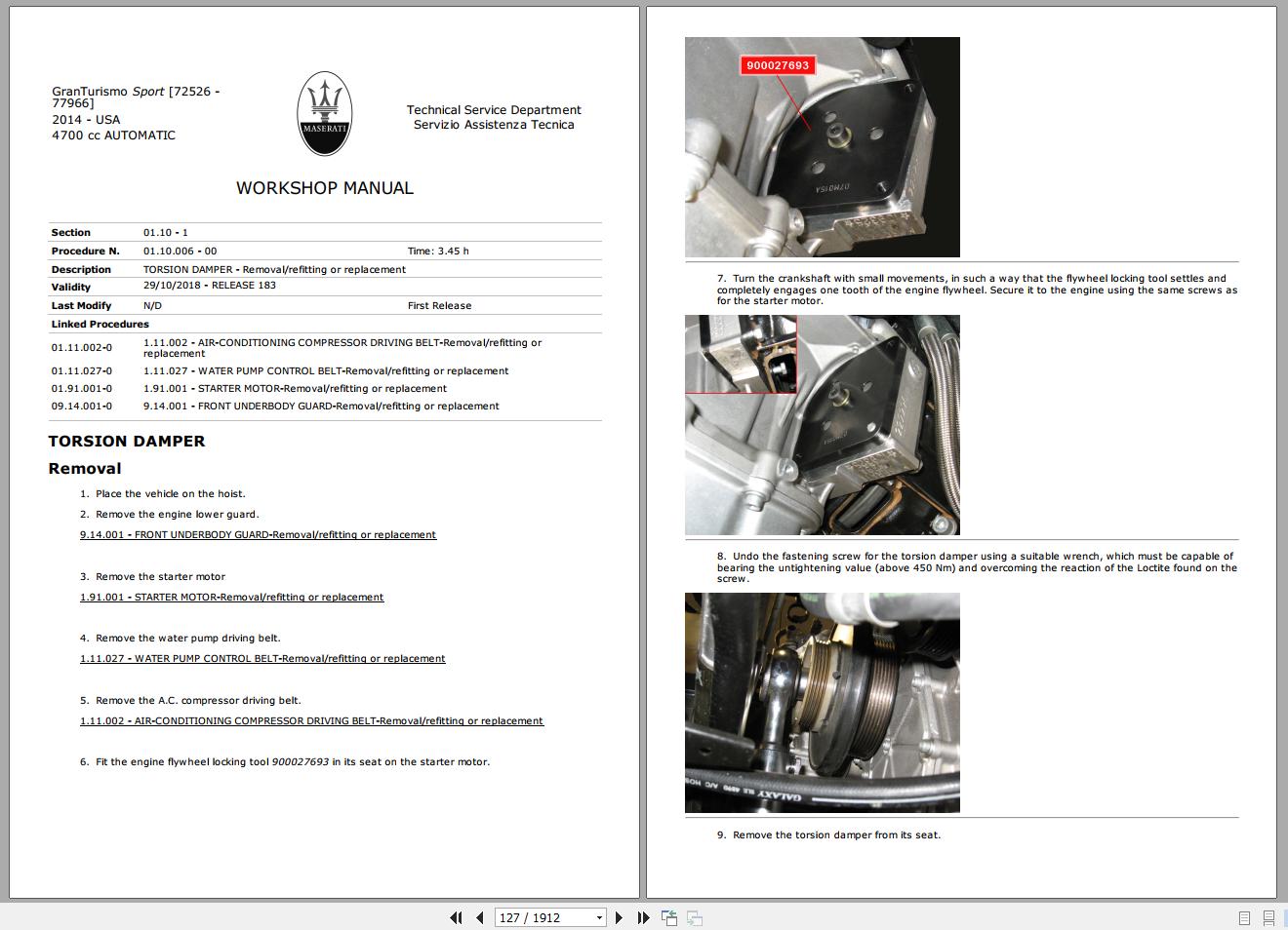 Maserati Collection Some Model Workshop Manual Training Manual