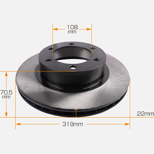 43512-35210 4351260120 43512-60120 brake disc For TOYOTA LAND CRUISER PRADO