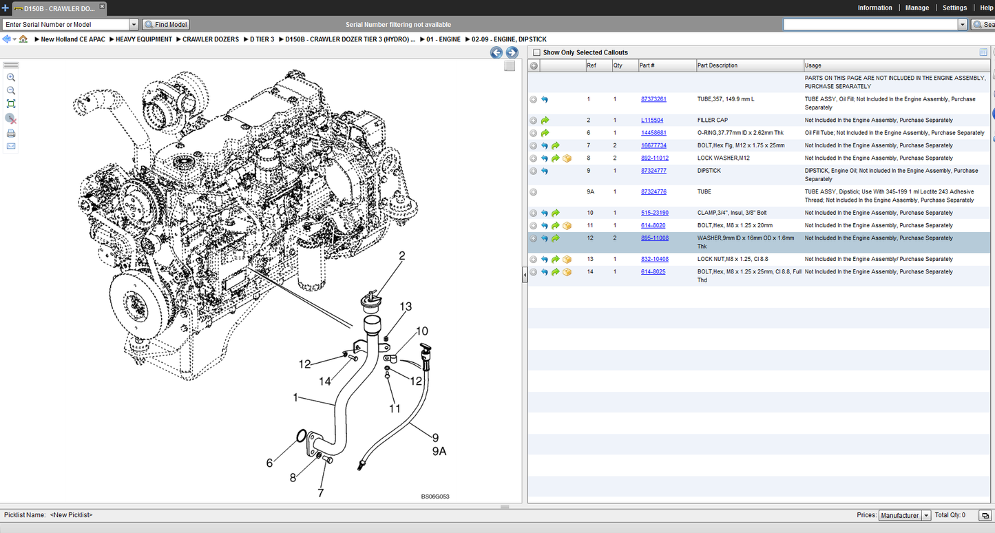 New Holland Construction CE APAC_Asia Pacific Spare Parts Catalogue