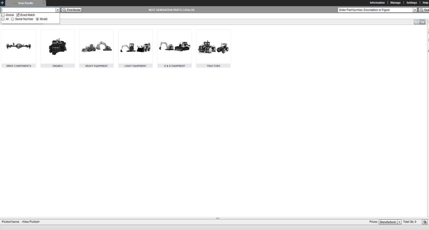 New Holland Construction CE APAC_Asia Pacific Spare Parts Catalogue