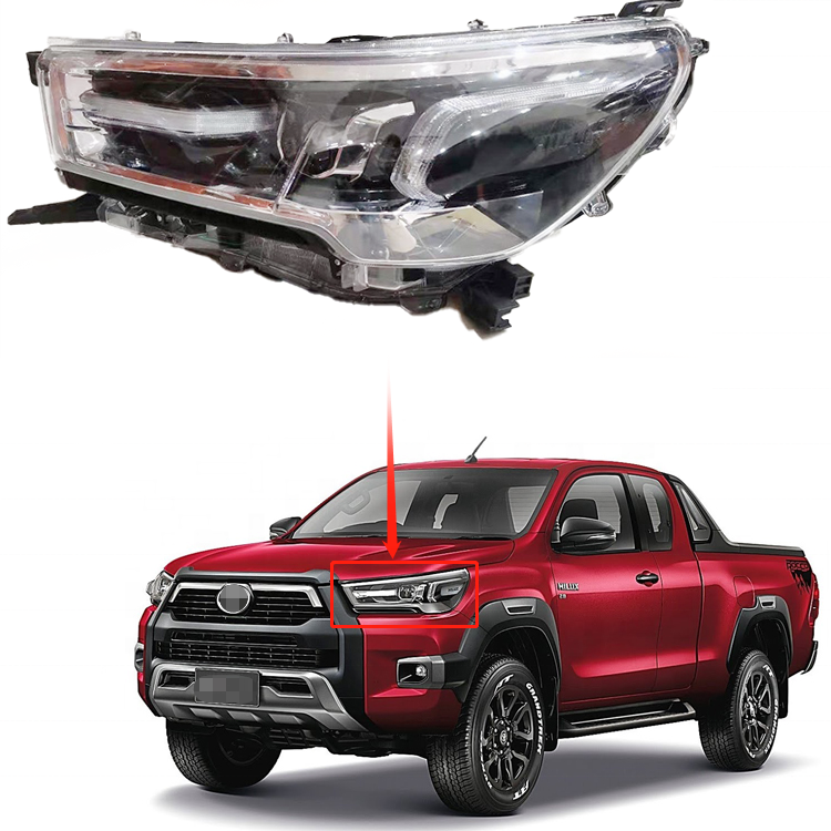 81110-YP100 81150-YP100 New LED Head Lamp Headlight for Toyota Hilux Revo Rocco 2021