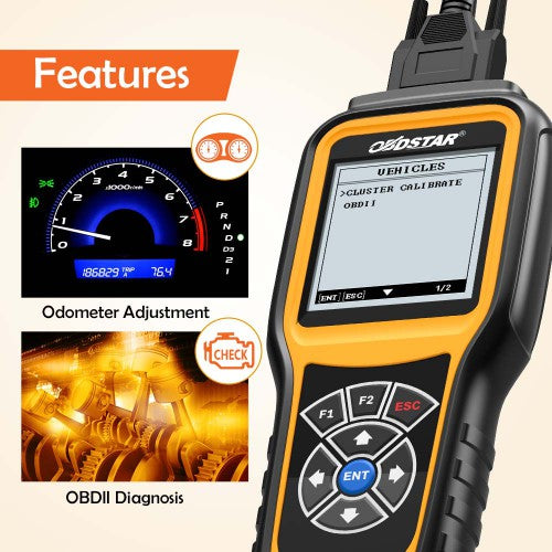 OBDSTAR X300M Odometer Correction Tool Especially for Odometer Adjustment by OBD2 Adds Benz VAG MQB