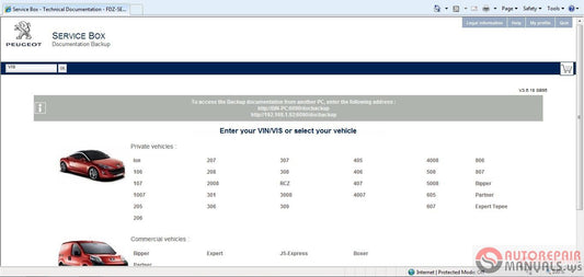 PEUGEOT Service Box Parts catalog, Repair , Service manuals, Wiring diagrams