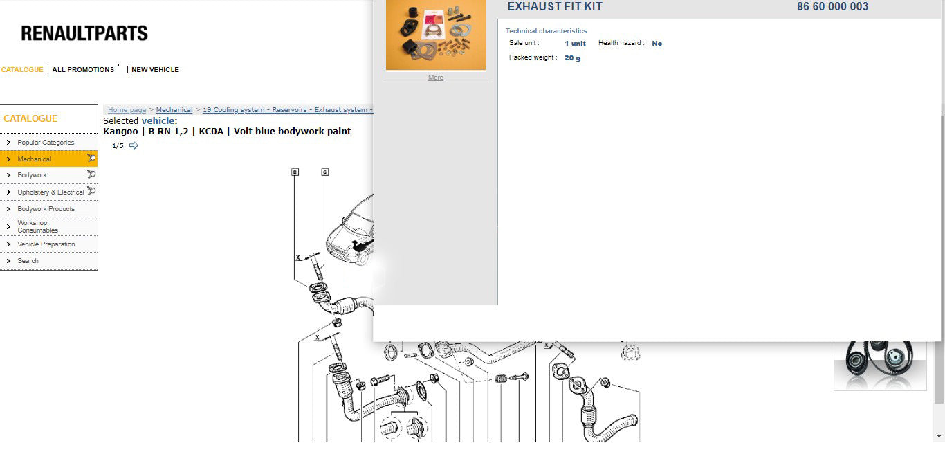 Renault New Dialogys EPC 2024Parts Catalog