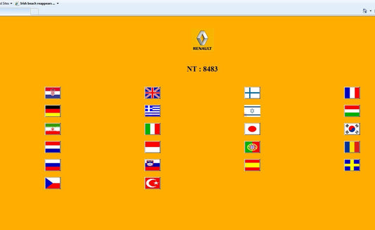 Renault Wiring Diagrams 1998-2014 All Model Full