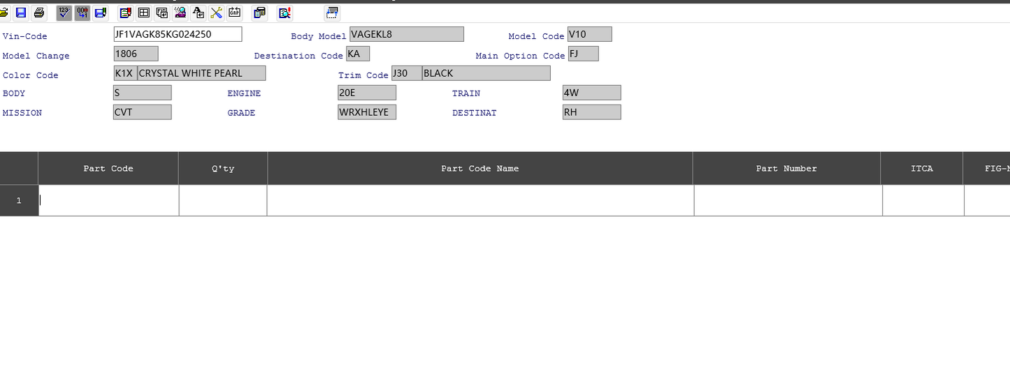 SUBARU FAST EPC III EUR GEN 2021 Parts Catalog