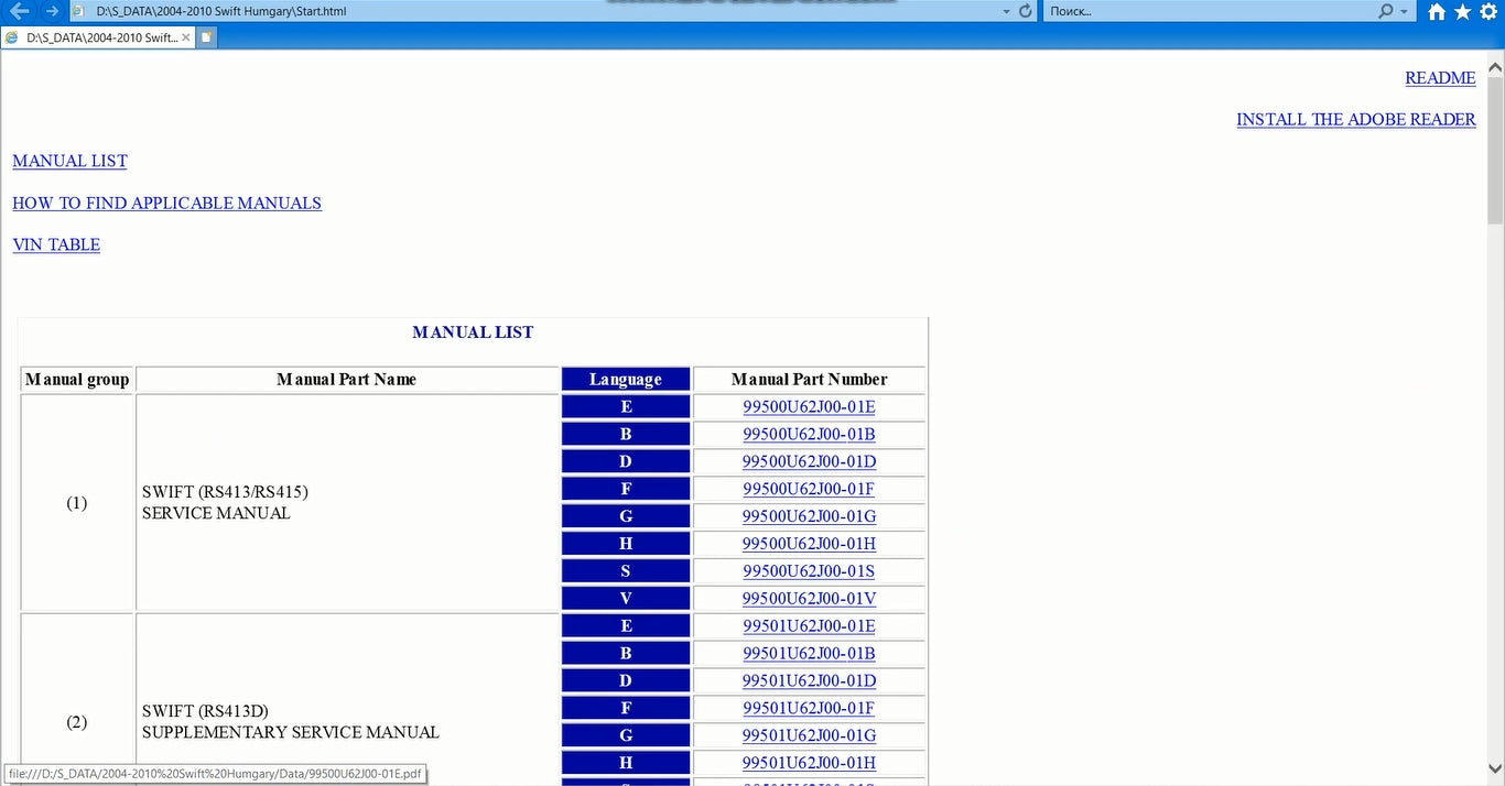 Suzuki Service Manuals 9.41GB Full Model 1981 - 2019 DVD
