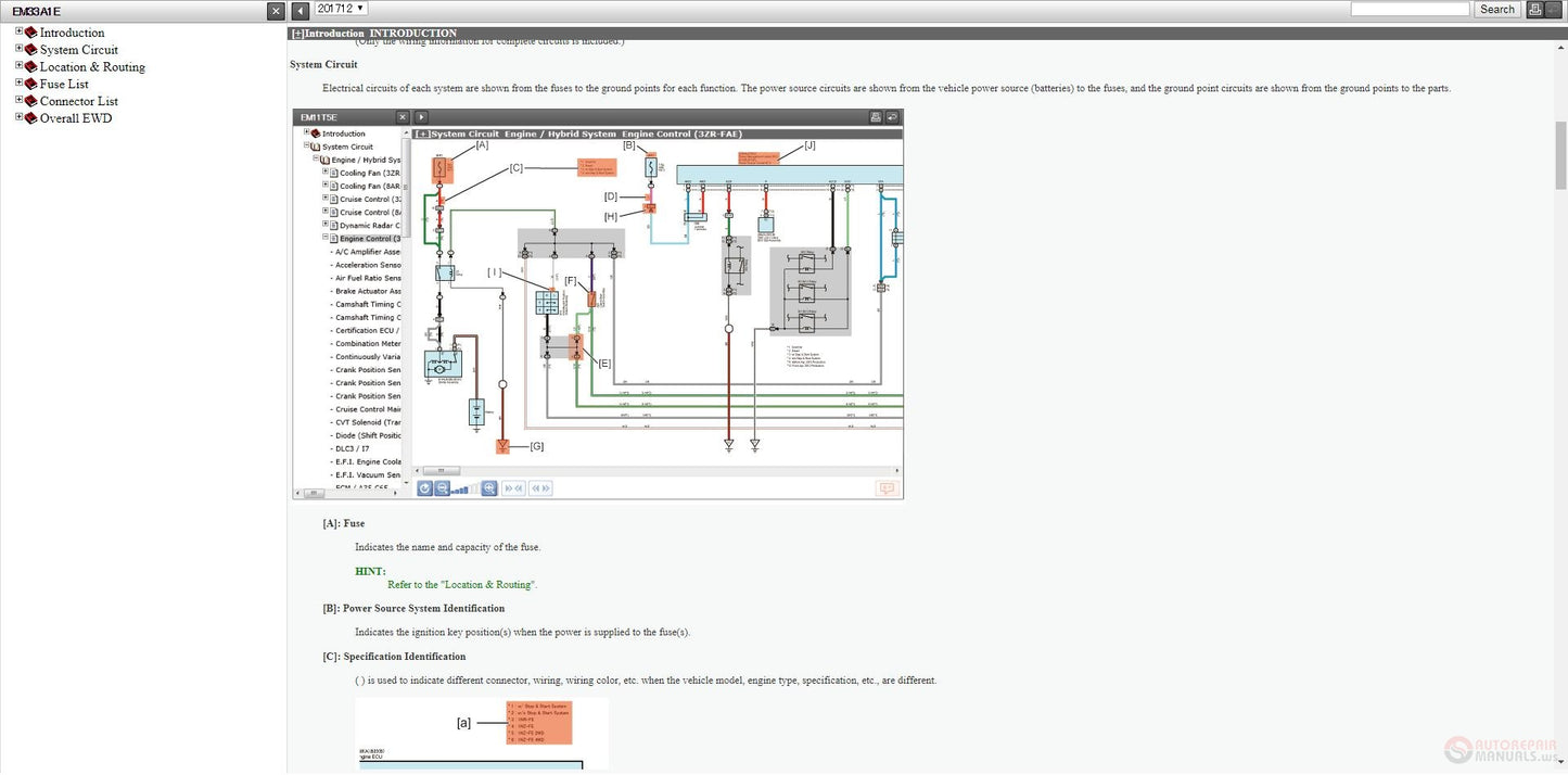 Toyota Camry GSIC Workshop Manual Electrical Wiring Diagram ASV50,GSV50