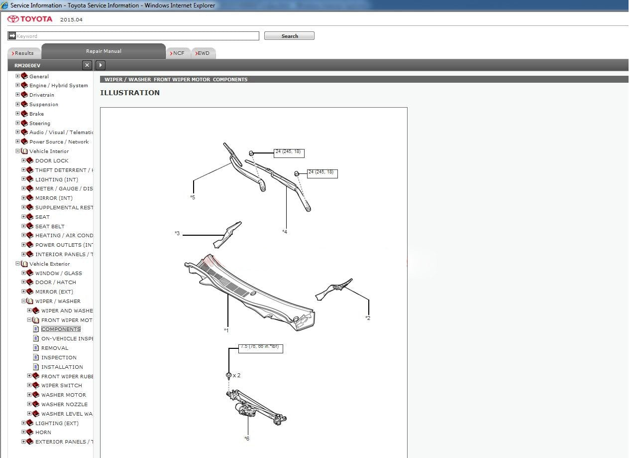 Toyota Camry GSIC Workshop Manual Electrical Wiring Diagram ASV50,GSV50