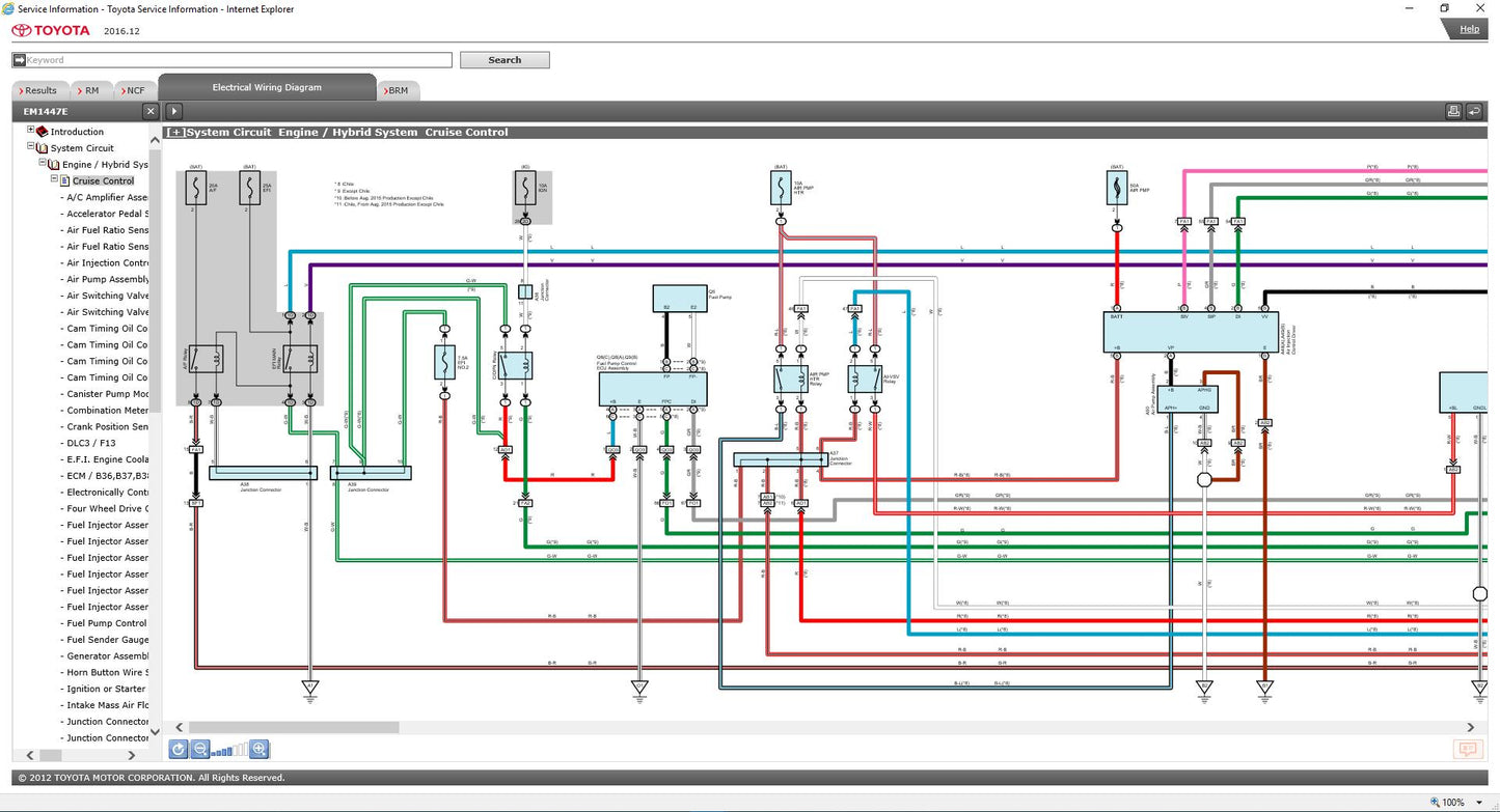 Toyota GISC Workshop Manual Electrical Wiring Diagram 2019