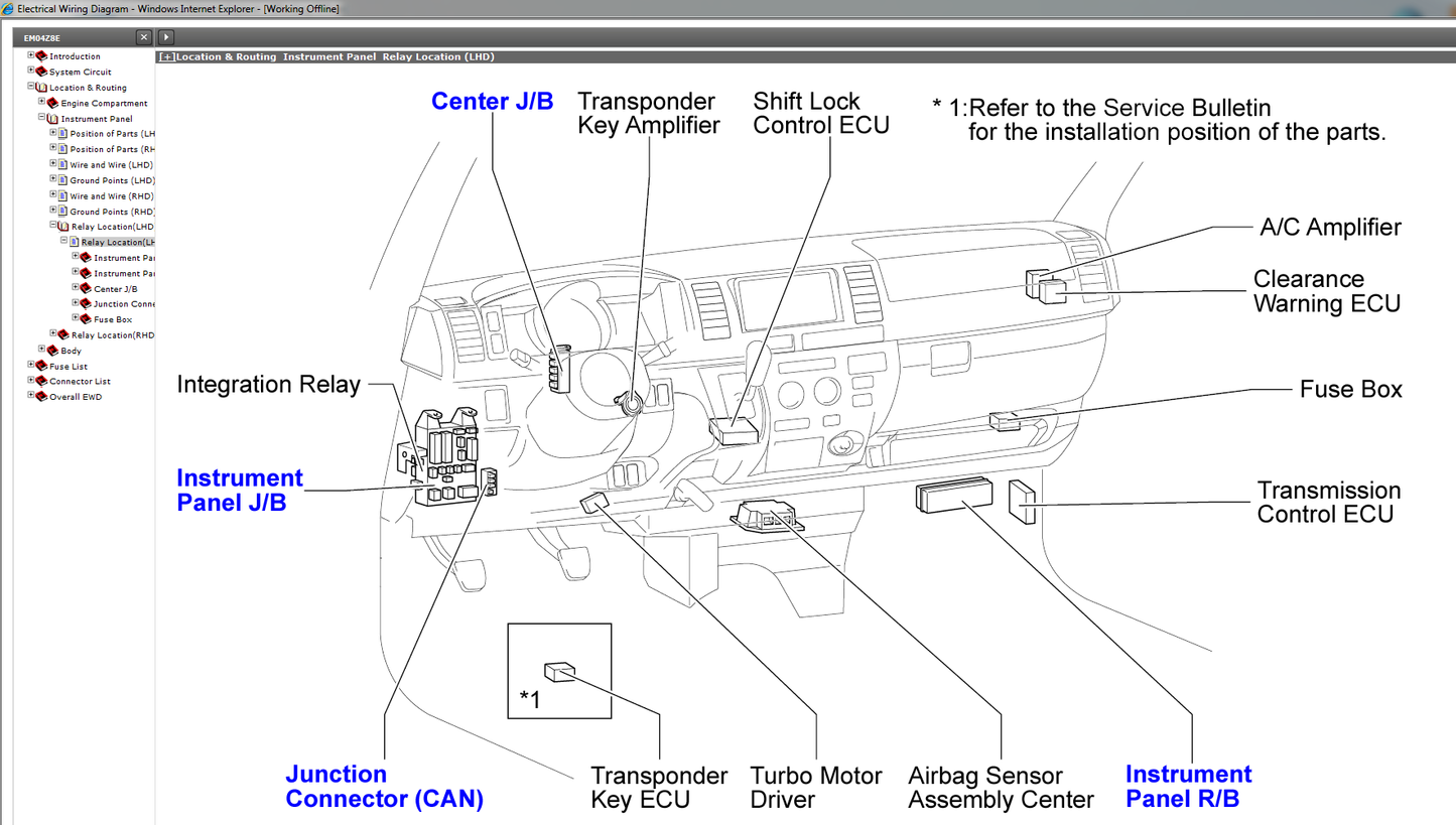 Toyota Hiace GSIC Workshop New Updated Manual DVD  Electrical Wiring Diagram  Workshop Manual