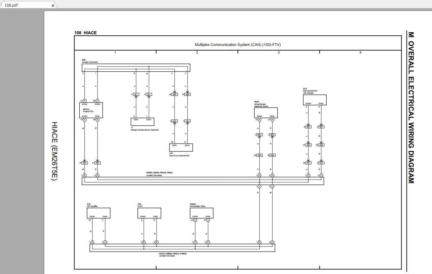 Toyota Hiace GSIC Workshop New Updated Manual DVD  Electrical Wiring Diagram  Workshop Manual