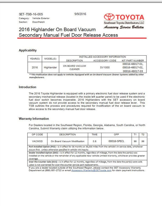 Toyota Highlander GSIC 2014-2018 Electrical Wiring Diagram Workshop Manual