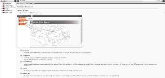 Toyota RAV4 GSIC Workshop Wiring Diagrams Service Manual  Repair Manual