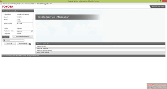 Toyota Yaris GSIC Workshop Manual Electrical Wiring Diagram