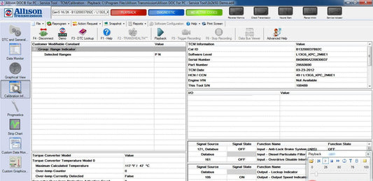 Universal Allison DOC Full + Instruction DIAGNOSTICS