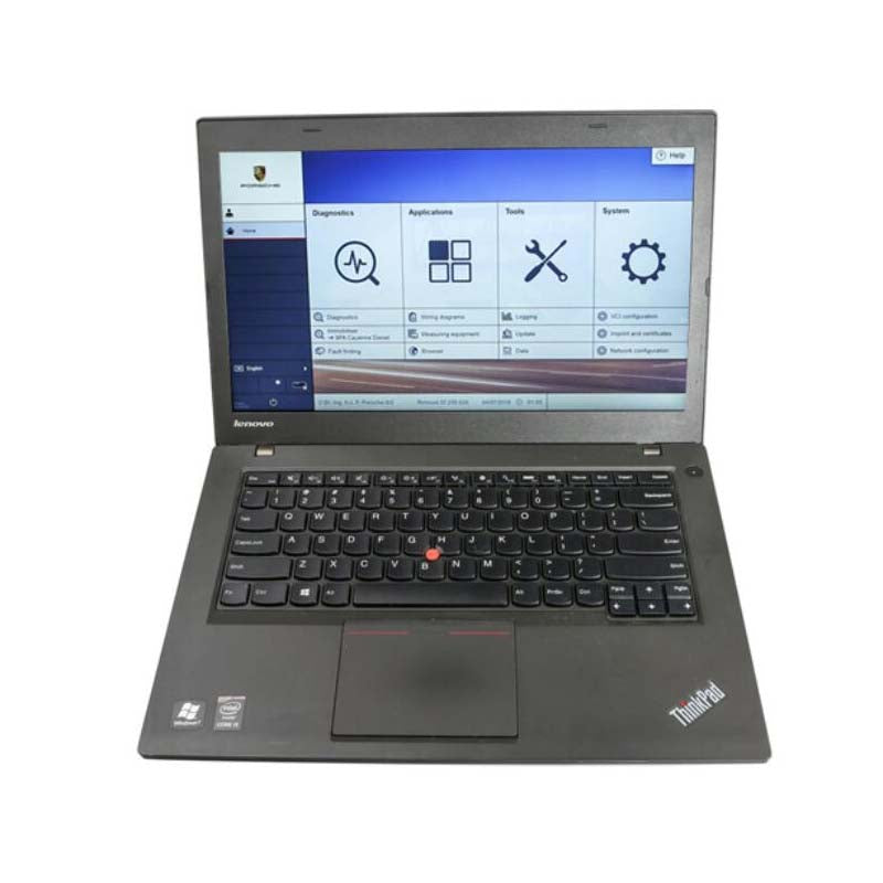 VXDIAG Piwis 3 Porsche Piwis III Diagnostic Tool V40.400+V38.300 with Lenovo T440P 480G SSD I5 8G Laptop