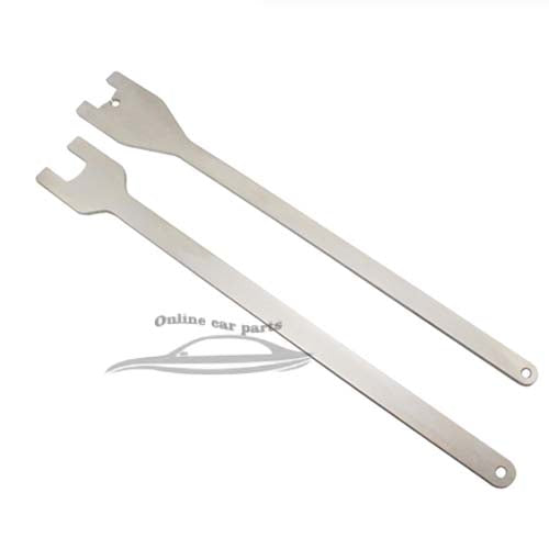 2PCS Viscous Fan Spanner Wrench Tool Set For LAND ROVER RANGE ROVER TD V6 303-1142 303-1143