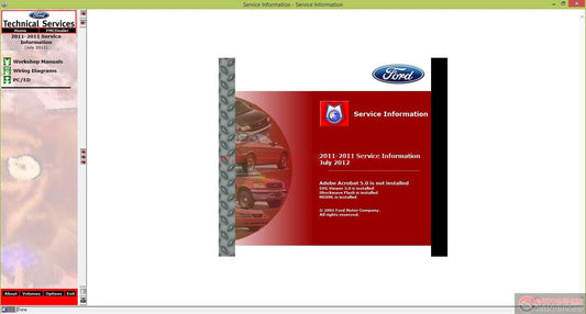 FORD TIS WorkShop Manual Motor Company 2006-2018 Full Combo DVD