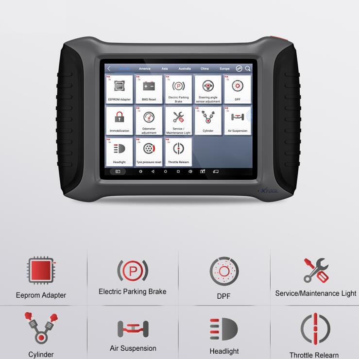 XTOOL A80 H6 Full System Car Diagnostic tool Car OBDII Car Repair Tool Vehicle Programming/Odometer adjustment