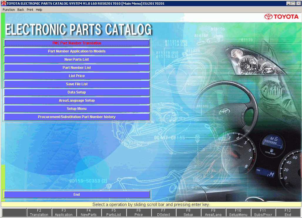 Toyota Lexus EPC 2023 Parts Catalog All Regions Parts Catalog
