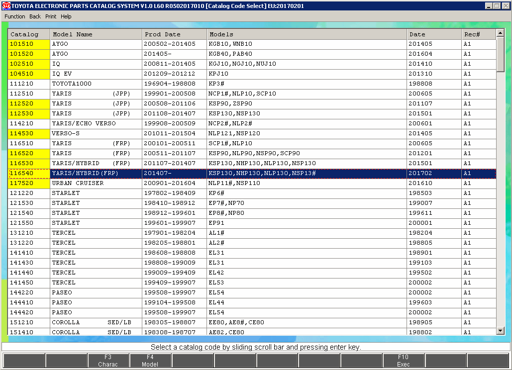 Toyota Lexus EPC 2023 Parts Catalog All Regions Parts Catalog