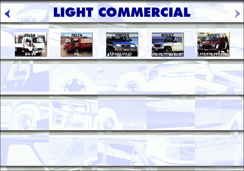 Catalogue de pièces Daihatsu Microcat