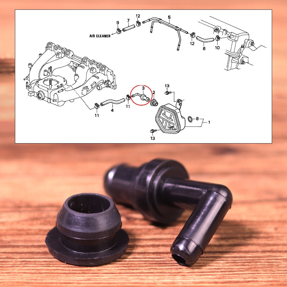 17130PK1003 17130-PK1-003 17130-PM6-00 Positive Crank Case Ventiliation PCV 90 Degree Valve For Honda Civic CR-V Accord Acura