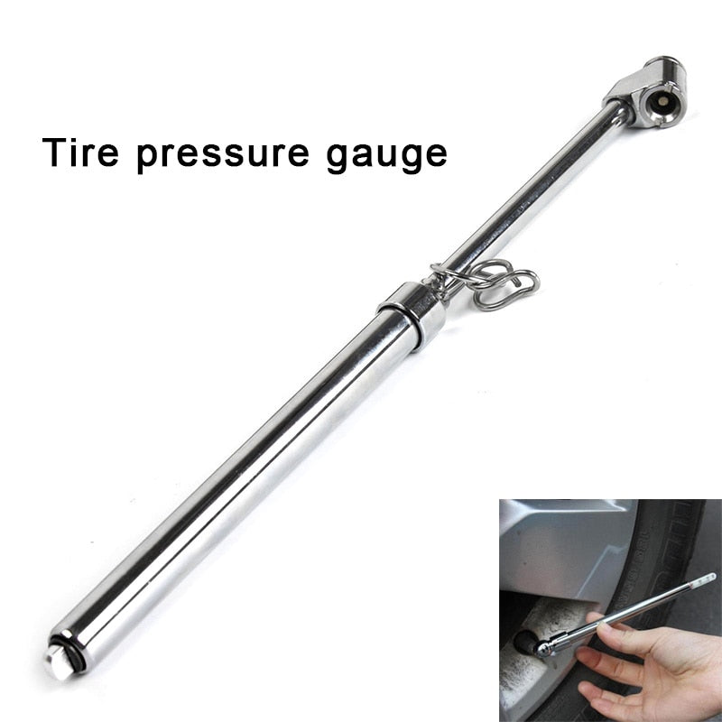 2018 New 10-150PSI Heavy Duty Straight-on Dual Head Truck Service Tire Air Pressure Gauge Tool CSL88