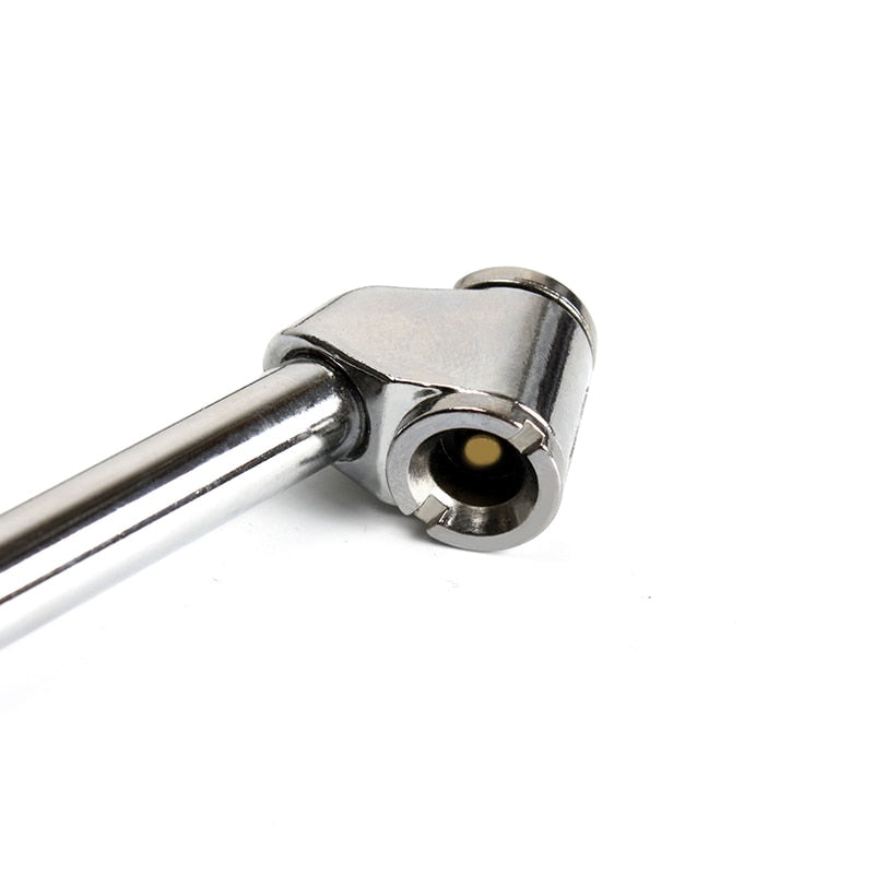 2018 New 10-150PSI Heavy Duty Straight-on Dual Head Truck Service Tire Air Pressure Gauge Tool CSL88