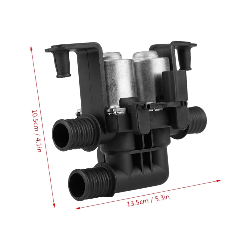 Vanne de commande de chauffage de voiture double solénoïde voiture double solénoïde accessoires pour BMW série 5 E38 E39 E46 E53 X5 6412837499