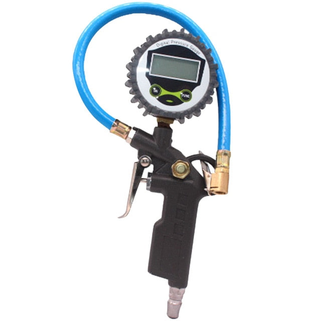 0-220 PSI 0-16Bar Tire Pressure Monitor Pressure Gauge Automobile Car Truck Air Tire Inflator with Gauge Dial Meter Tester