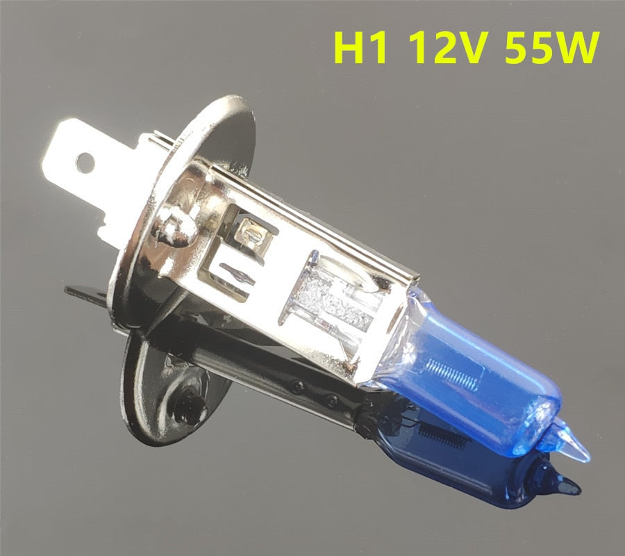 Voiture Lumière H1 H3 H4 H7 H8 H9 H11 9005 HB3 9006 HB4 Auto lampe halogène ampoule Antibrouillards 55W 100W 12V Super Blanc Phares Lampe
