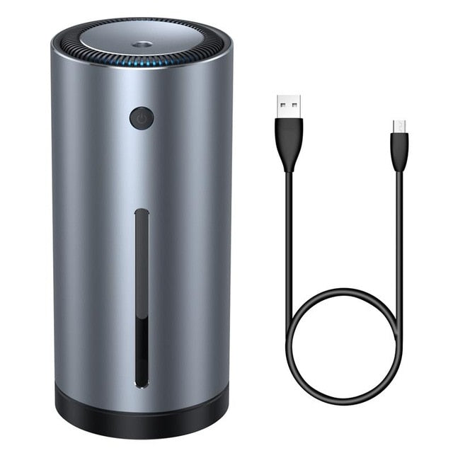 Baseus Car Air Humidifier Aluminium Alloy 300mL With LED Light For Auto Armo Home Office Accessories Car Air Humidifier