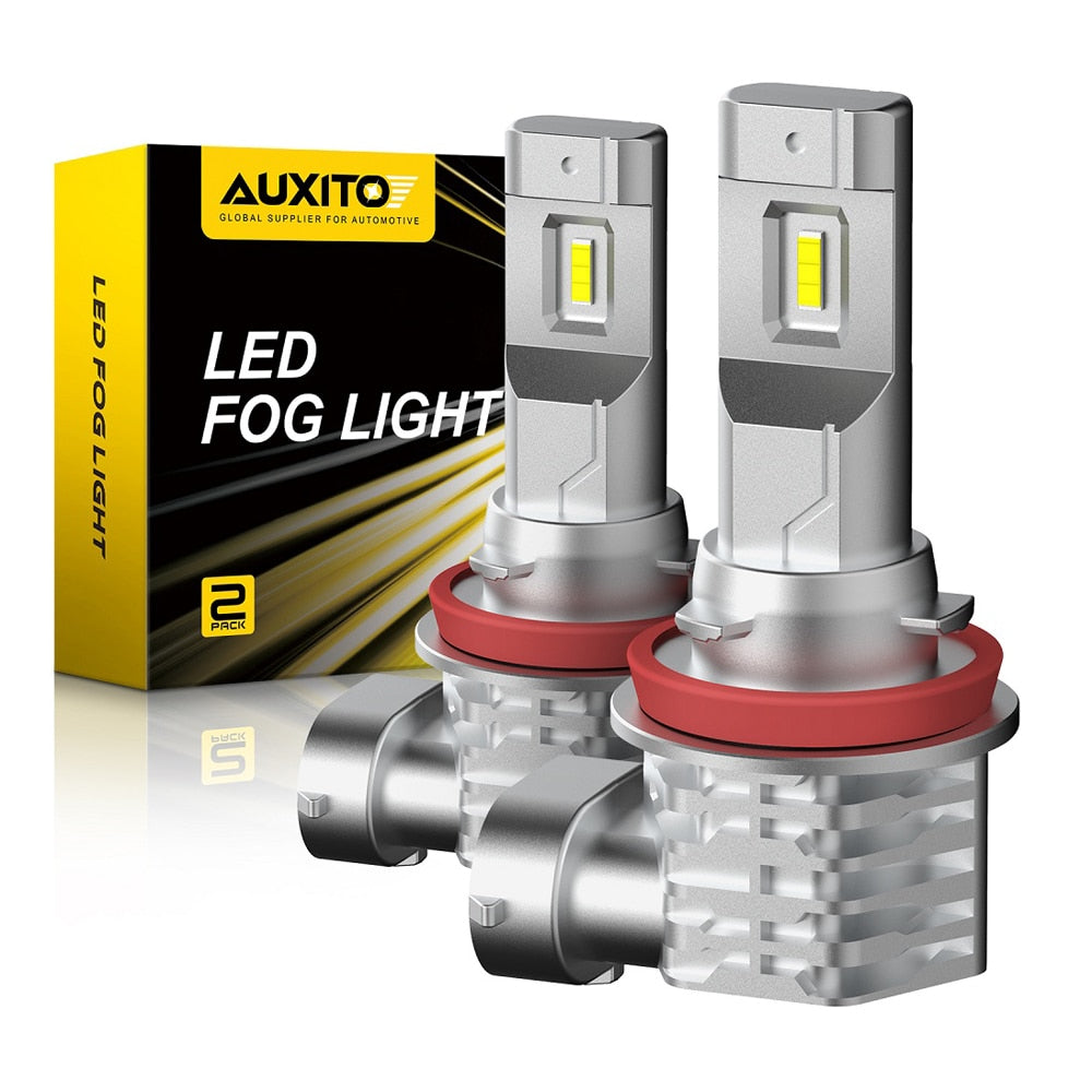 2Pcs Canbus H11 H8 LED Yellow White H10 Led Fog Lights H16JP LED Bulb Car Driving Lamp for BMW Toyota Skoda Ford Lada