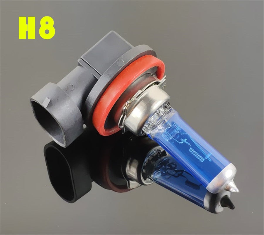 Voiture Lumière H1 H3 H4 H7 H8 H9 H11 9005 HB3 9006 HB4 Auto lampe halogène ampoule Antibrouillards 55W 100W 12V Super Blanc Phares Lampe