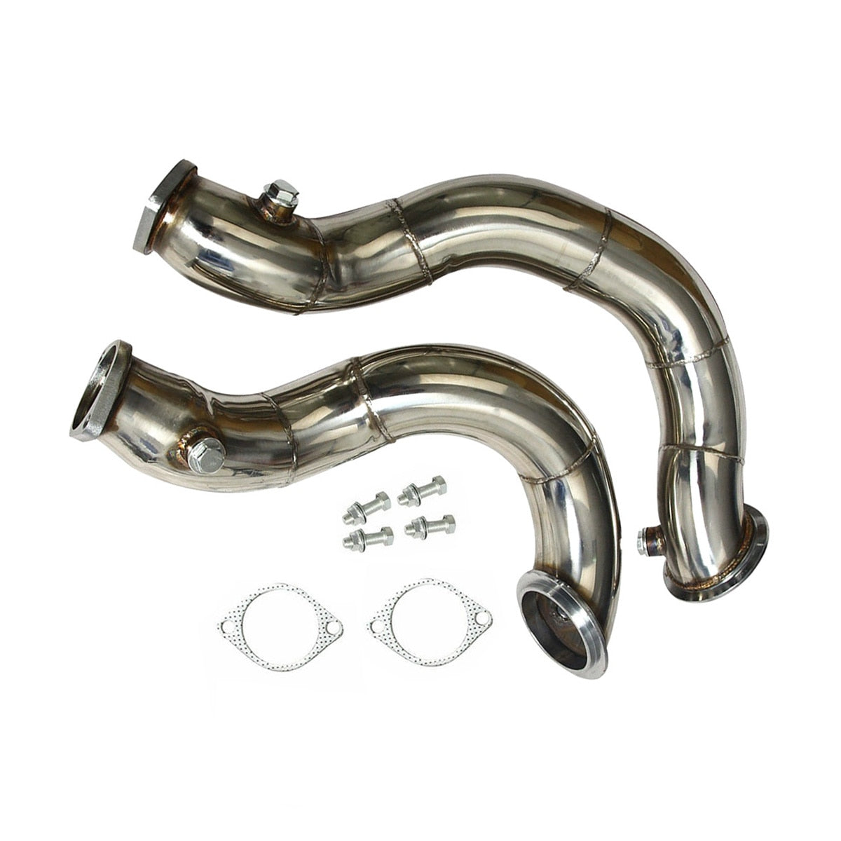 76mm Exhaust Turbo Downpipe Twin Turbo N54 N54B30 for BMW 135i 335i Z4 N54 E82 E87 E81 E90 E91 E92 2007-2012