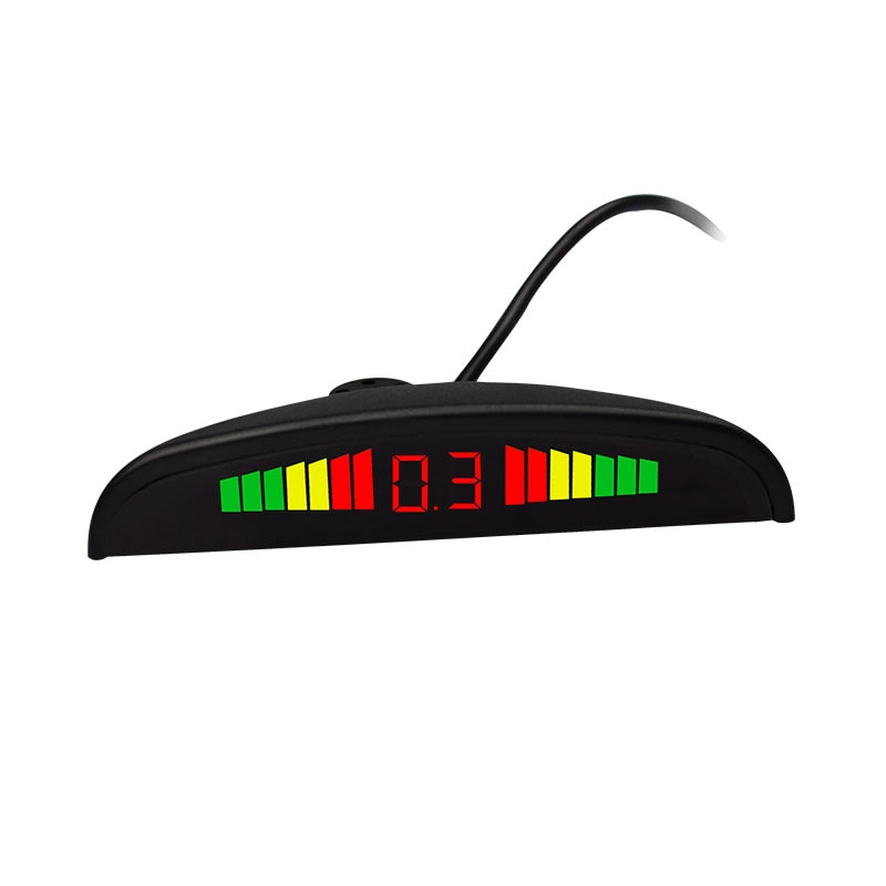 Eunavi 1set Auto Parktronic Led Parking Sensor Kit 4 6 8 Sensors For All Cars Reverse Assistance Backup Radar Monitor System