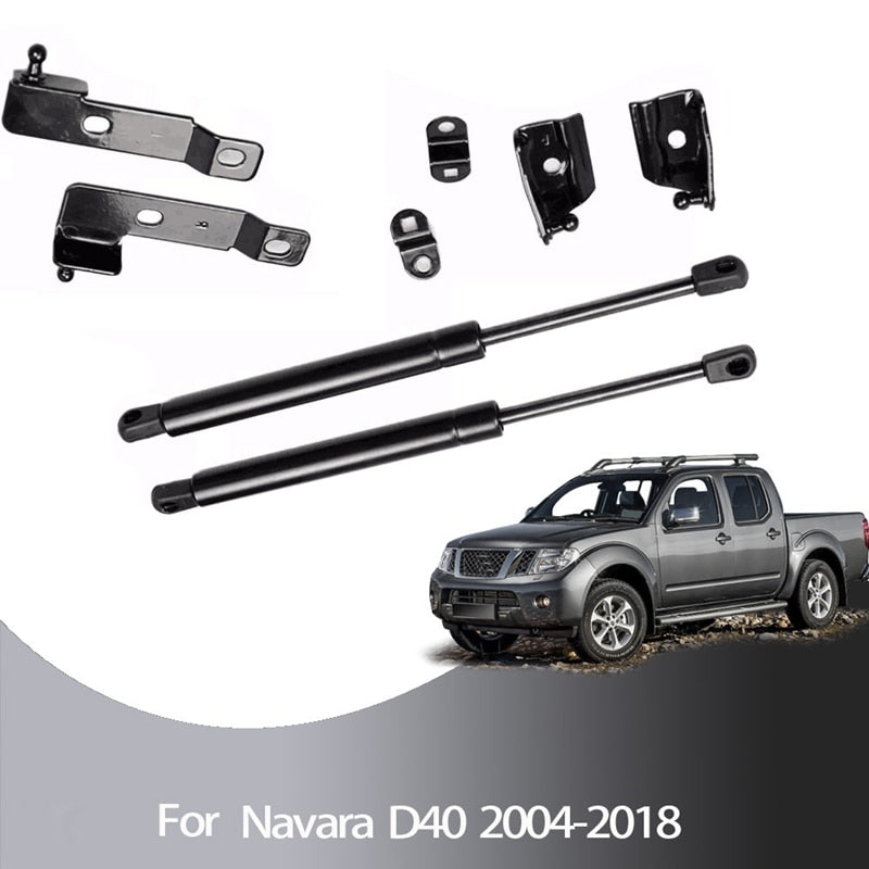 Car Front Bonnet Hood Cover Support Kit Gas Struts Lift Support for Nissan Frontier Navara D40 Pathfinder R51