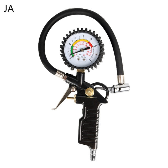 0-220 PSI 0-16Bar Digital Car Tire Air Pressure Inflator Gauge Automobile Tire Pressure Monitor LCD Display Air Tire Inflator