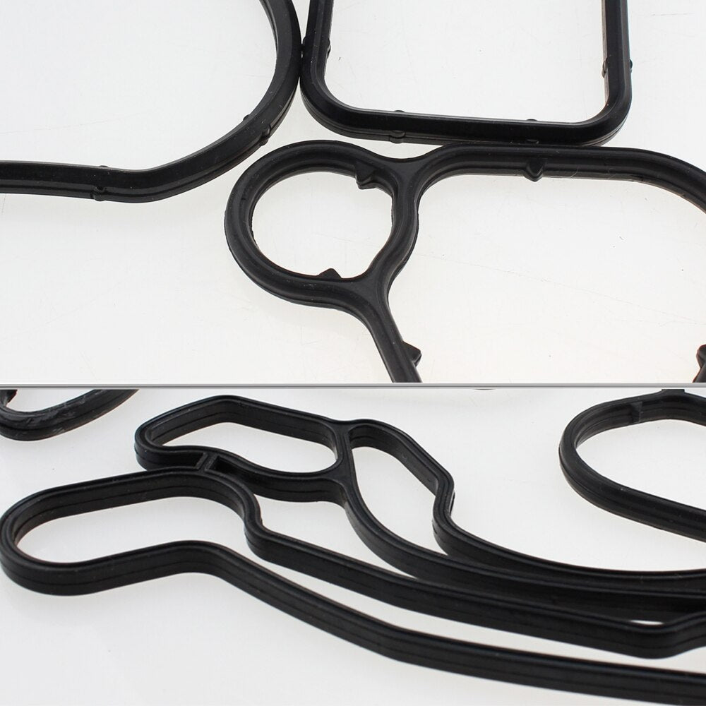 93186324 55353322 55353320 55355603 Engine Oil Cooler Repair Set of Heat Exchanger Gasket For Chevrolet Cruze Opel Orlando Astra
