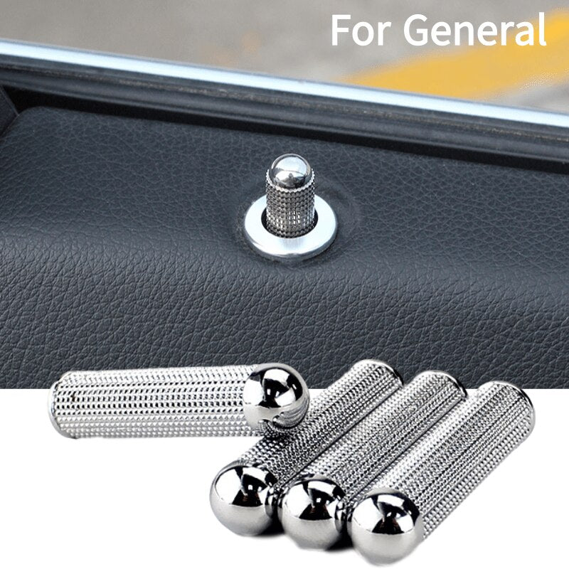4Pcs Alloy Car Door Bolt Lock Knob Pin Screw Cap for Mercedes Benz W210 W211 W124 W168 W176 W203 W204 G500 S320 E320 Accessories