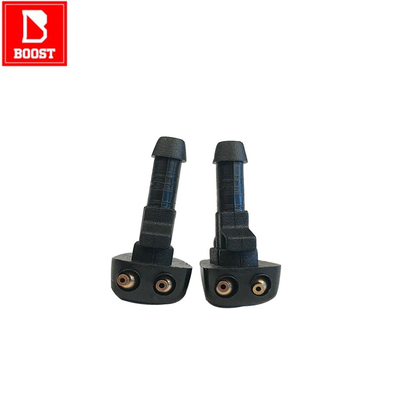 2PCS Auto Car Windshield Washer Wiper Water Spray Nozzle For Mitsubishi Vehicle Car Accessories