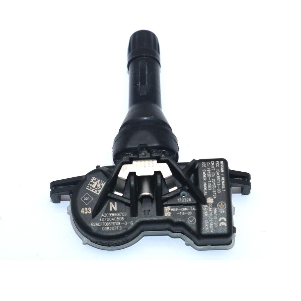407004CB0B 40700-4CB0B 40700-4B0A 407004CB0A FOR 2017-2020 Nissan X-Trail Micra Infiniti Qx50 433MHz TMPS SENSOR Tyre Pressure Sensor