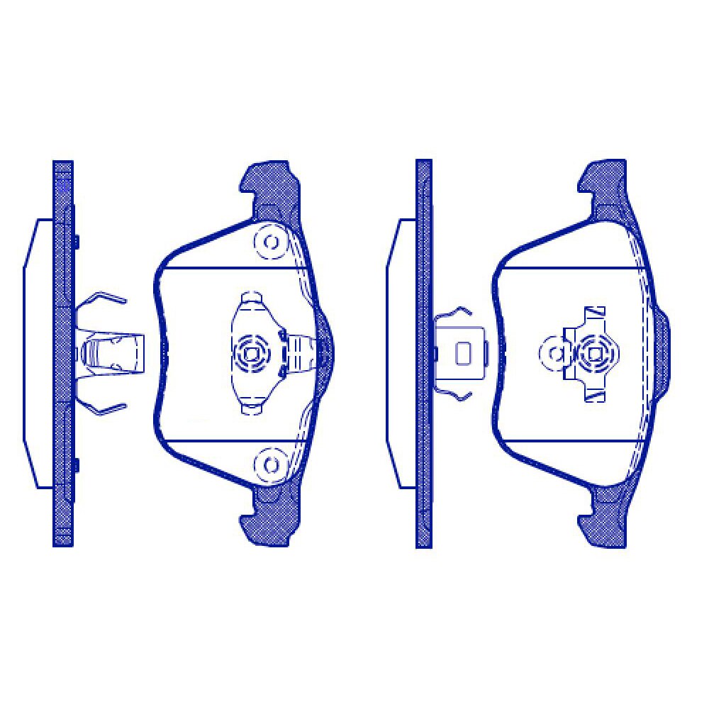 2742856 Front Brake pads for VOLVO S60 XC90